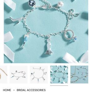 Alex and Ani Silver Bridal Multi-Charm Bracelet